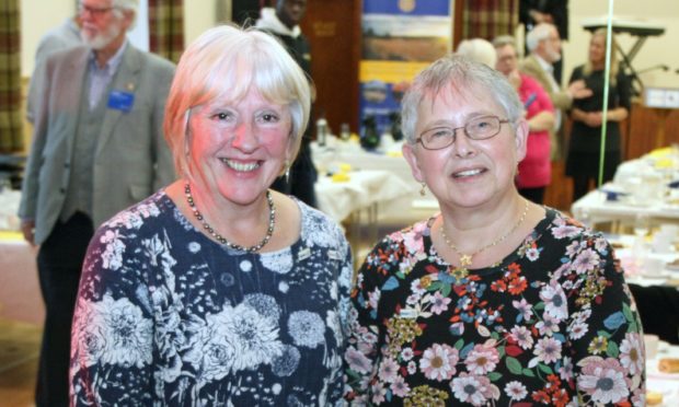 Rotary members Eleanor Macalister and Hilary Gordon.