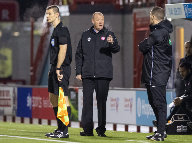 Hamilton manager Brian Rice is frustrated.