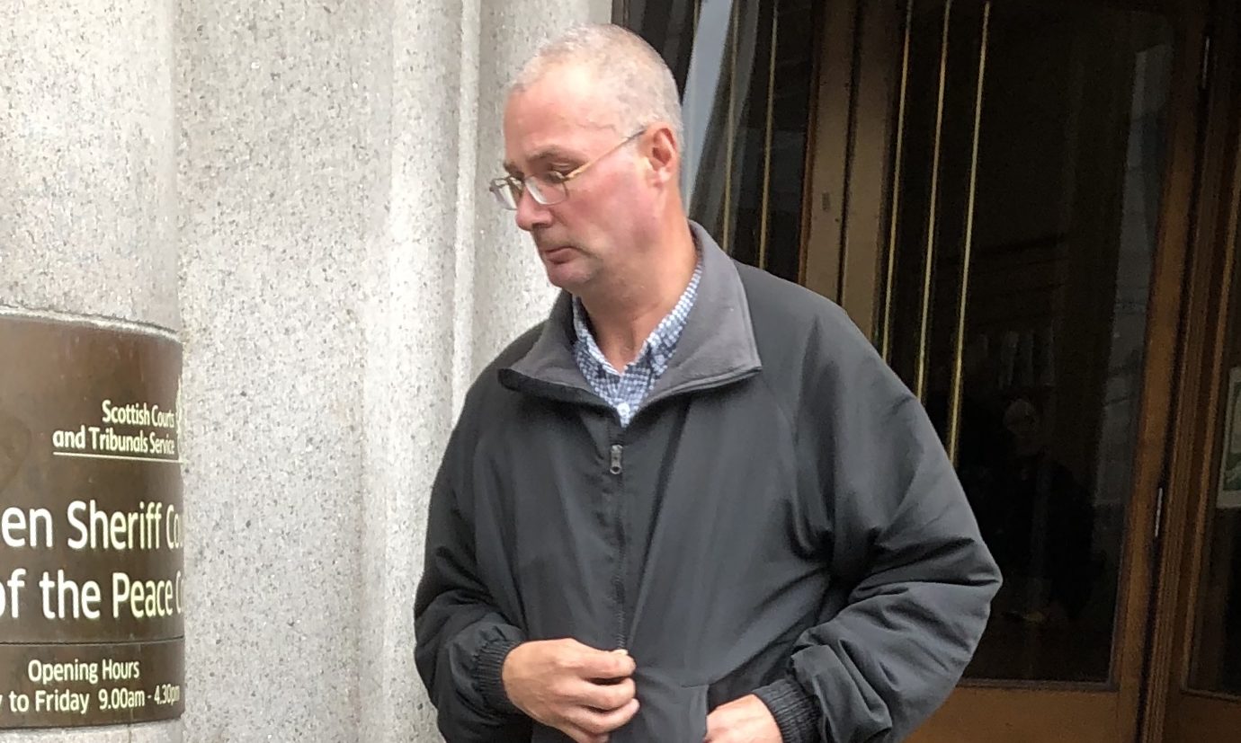 Alan Merchant pictured leaving court