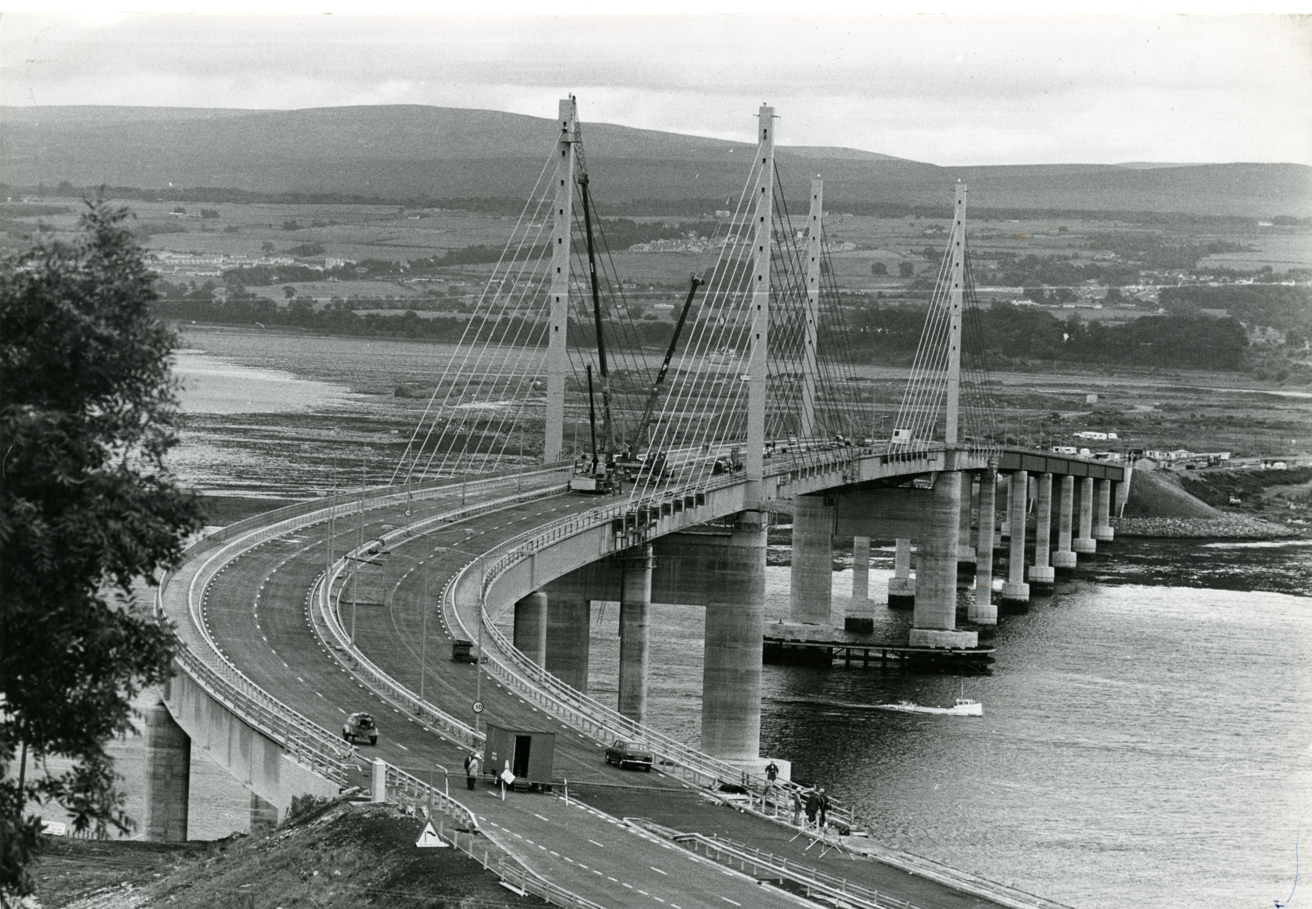 The Kessock Bridge in 1982