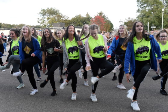 Make it Happen had been arranged for Aberdeenshire pupils following the cancellation of the Rock Challenge.