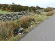 Residents have complained that litter is being left near Lochside Academy.