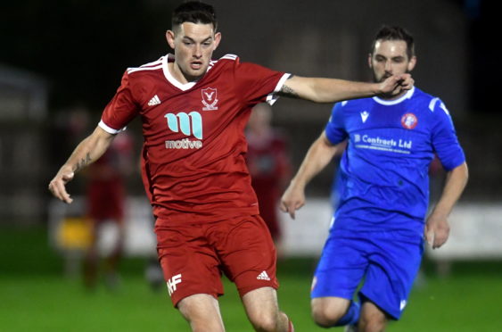 Deveronvale forward Colin Charlesworth.