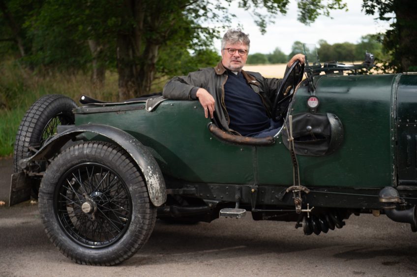 Ian Murray with his 1922 Bentley. Picture by Jason Hedges