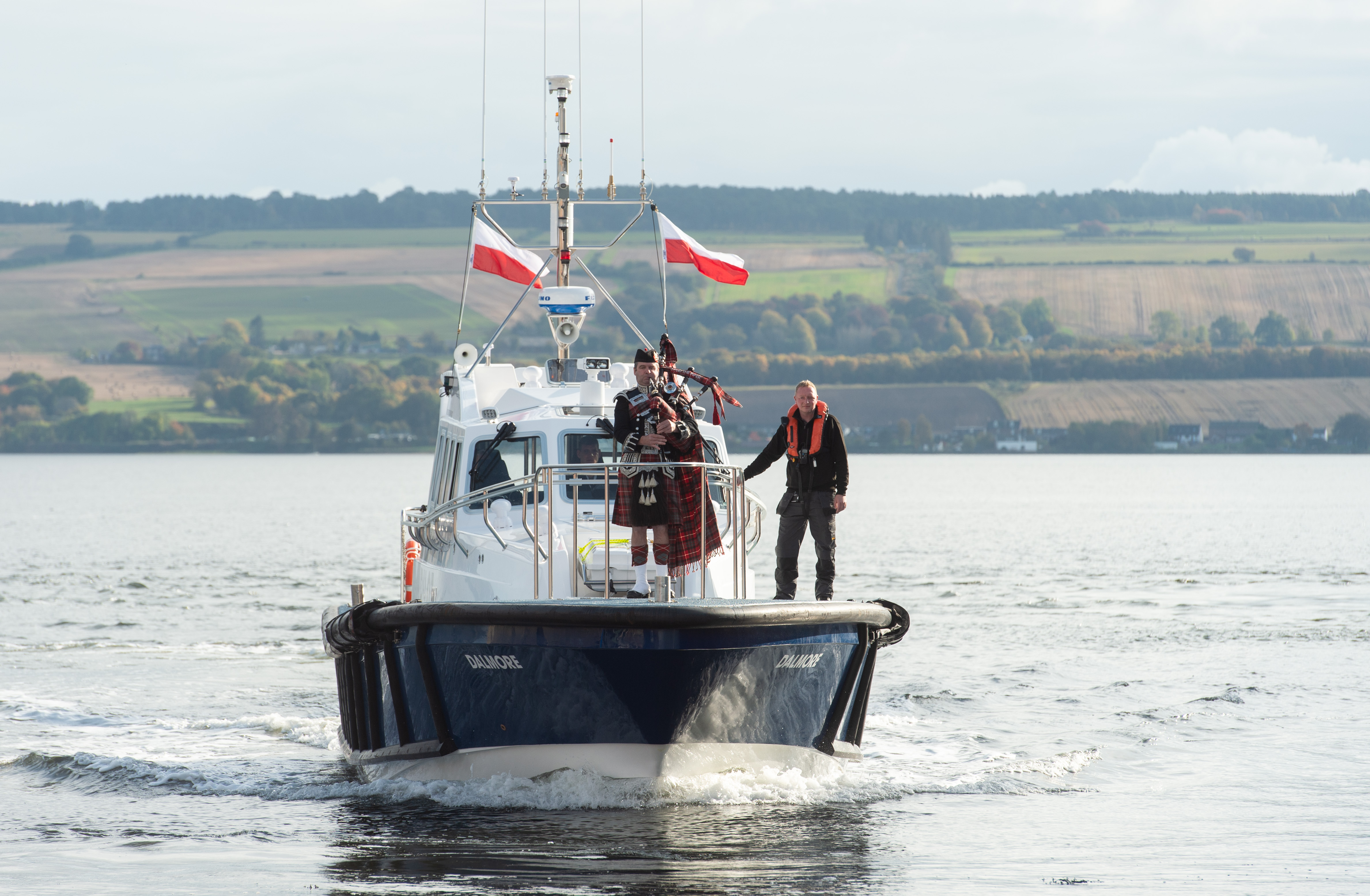 Port of Cromarty Firth took delivery of a new custom-built pilot boat – the Dalmore - in October. Picture by Jason Hedges