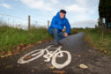Mike Mulholland, chairman of the Cycle Track Committee. Picture by Jason Hedges