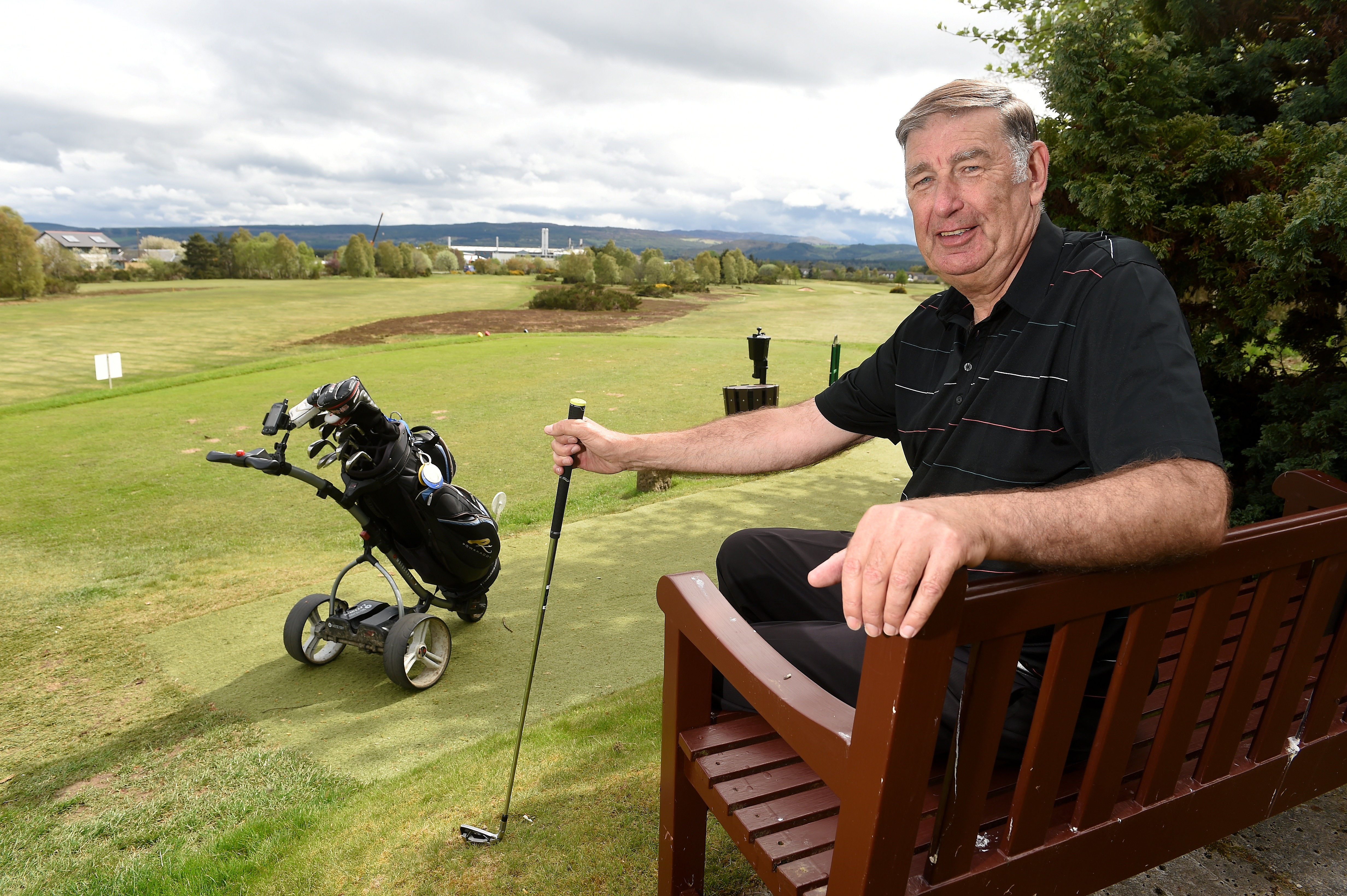 Hamish Milne of the Muir of Ord Golf Club.