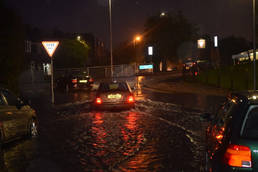 Flooding at Broomhill Road, Aberdeen.
Scott Baxter.