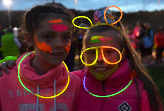 PETERHEAD WALK

SISTERS YASMIN (L) AND CASSIDY CORDINER