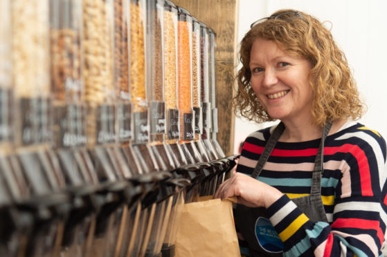 Alison Ruickbie inside her Re:Store shop in Lossiemouth.