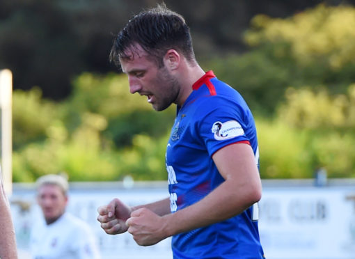 Brad Mckay signed for Caley Thistle in 2016.