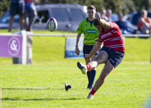 Aberdeen Grammar centre Tom Aplin.