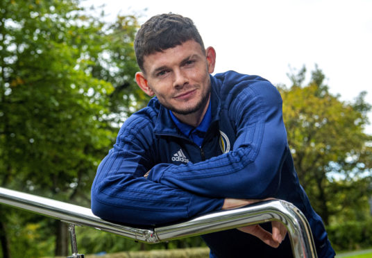 Oliver Burke at the Oriam in Edinburgh.