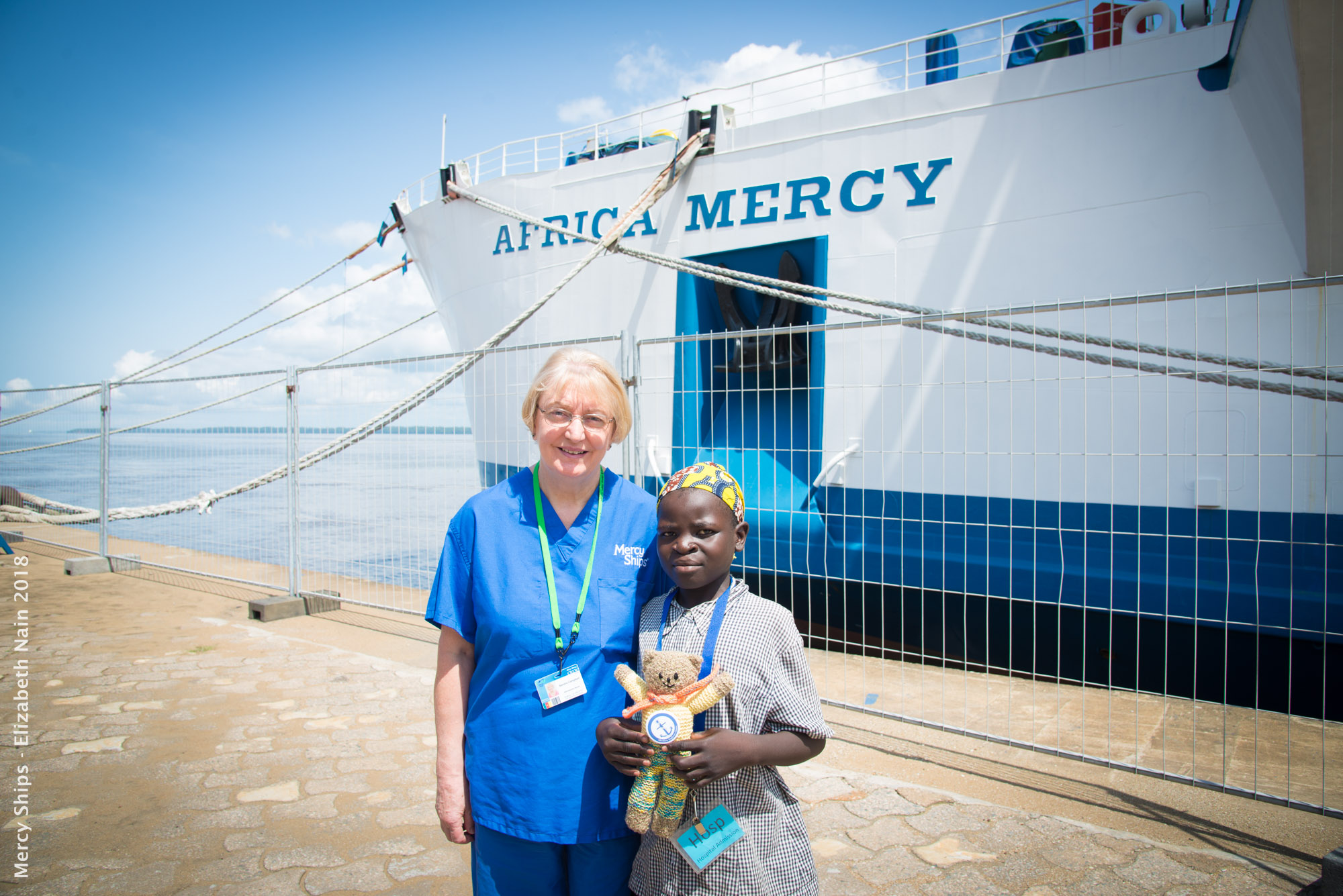 Sandra Campbell from Ellon will volunteer with Mercy Ships