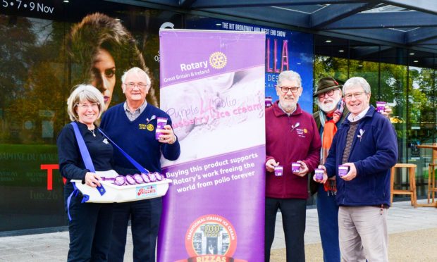 L-R: Jenny Fraser, Mike Halley (Inverness Loch Ness,) Ivor Souter (Inverness Culloden) Dick Beach (Inverness) Angus Bethune (Inverness Riverside)