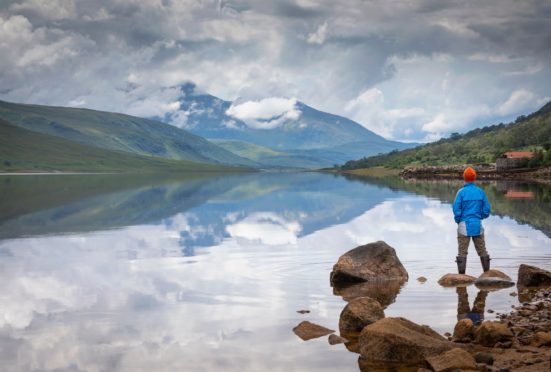 Looking over Loch Etive with Ben Cruachan in the distance