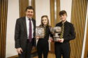 Winners of the National Gaelic Schools Debate 2018 - Nicolson Institute A with Presiding Officer Ken Macintosh MSP/ 28 November 2018  . Pic - Andrew Cowan/Scottish Parliament