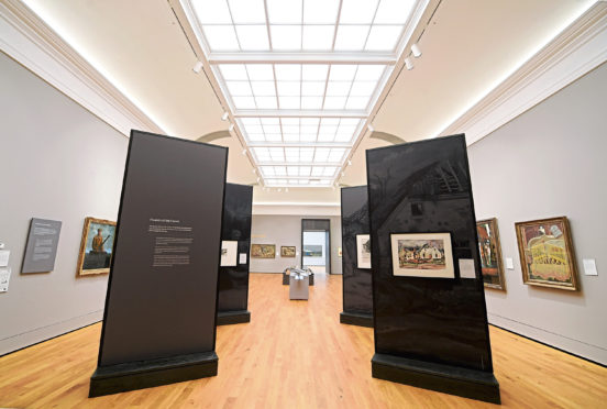 First view of the redeveloped Aberdeen Art Gallery.