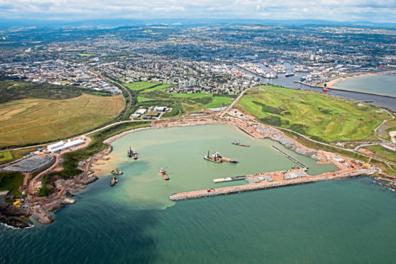 Aberdeen south harbour