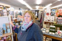 Carolyn Wilson at her florist and gift shop, Victoriana, in Alness. Picture by Sandy McCook
