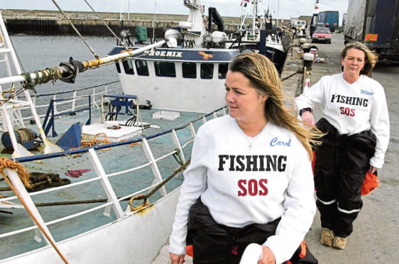 Cod Crusaders Morag Ritchie(left) and Carol MacDonald