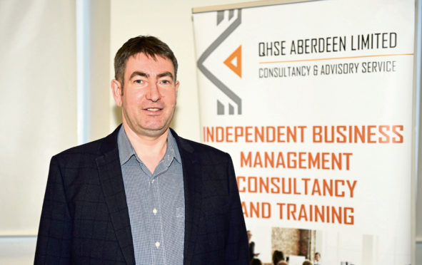 CR0016660
Small business focus on David Rusling, managing director of consultancy and advisory service QHSE Aberdeen Ltd. 

Picture by Paul Glendell    21/11/2019