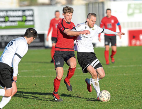 Locos' Andy Hunter, left, has been transfer listed.