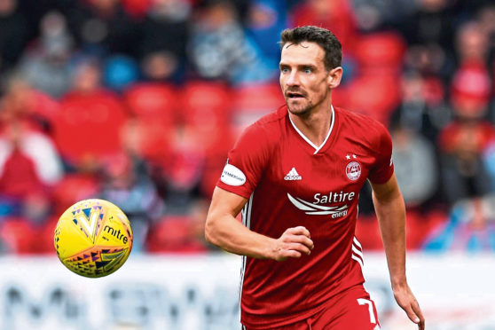 Craig Bryson in action for Aberdeen