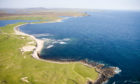 The scheme launched by Salmon Scotland will keep beaches near salmon farms, like those in the Western Isles, clear of marine waste. Pictured is Ghoile Chroic beach and coastline on the west coast of Lewis.