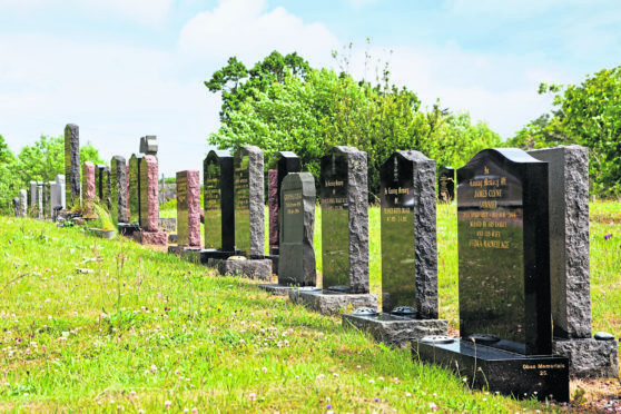 Beadoun Cemetery in Tobermory (MULL) which is nearly full