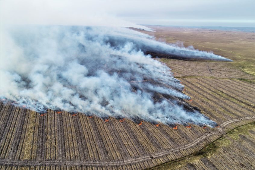 Fire crews battled for six-days to bring the blaze under control