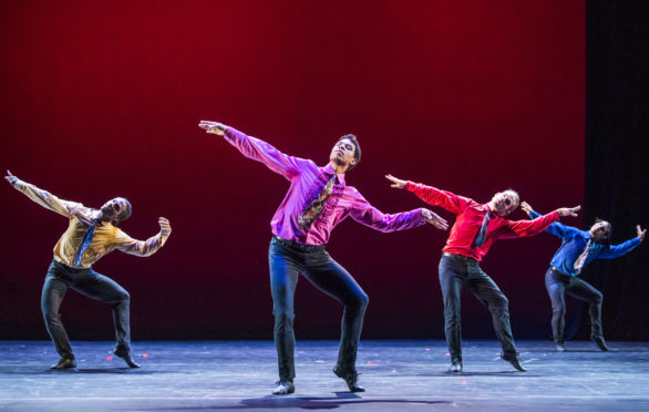 Carlos Acosta and Acosta Danza  in Rooster by Christopher Bruce part of Carlos Acosta-A Celebration-Royal Albert Hall.