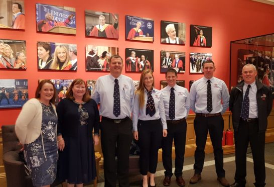 Caroline Isaac, Karen Scott, Mark Scott, Leonie Mead, Andrew Mead, David
Isaac and James Hardie were recognised at the RNLI ceremony