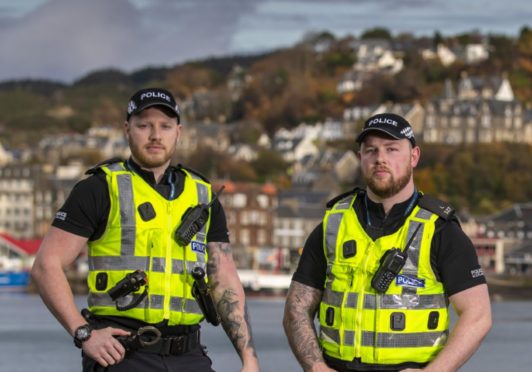 Constables Shaun Conway and Scott Deakin
