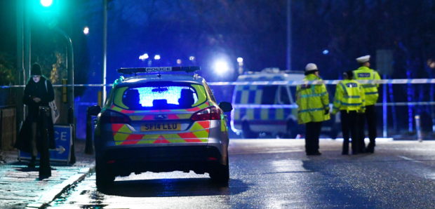 Police incident on Powis Terrace.