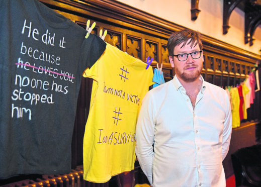 Author Luke Hart is speaking at the Aberdeen Town House.
Picture by Scott Baxter