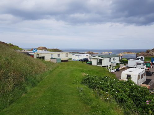 Findochty Caravan Park.