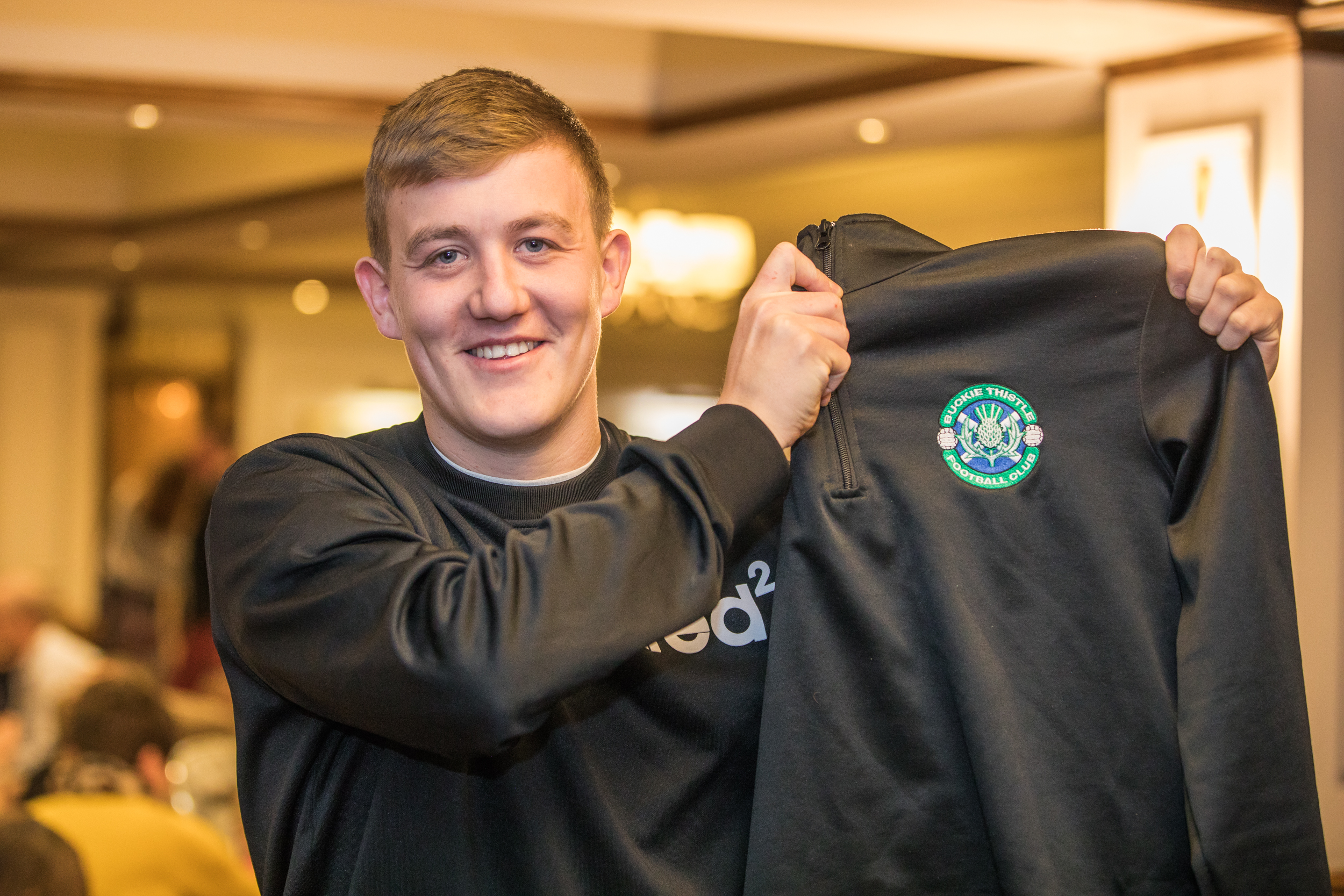 New Buckie Thistle striker Kyle Macleod who has joined the club from Brora Rangers.