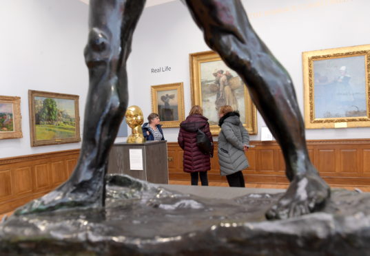 Aberdeen Art Gallery Opening Day. Picture by Kath Flannery