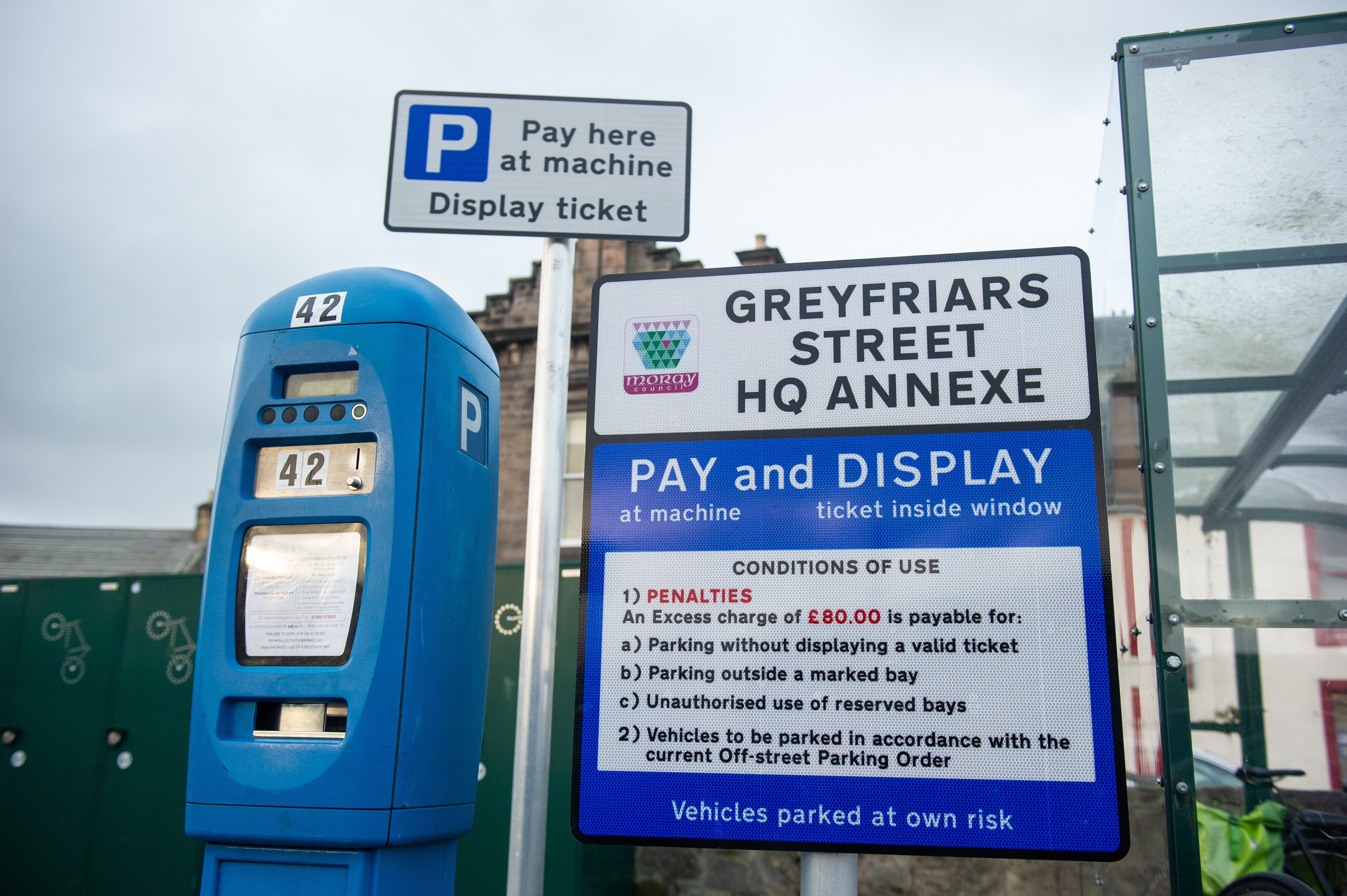 Greyfriars St. HQ Annex car park in Elgin, Moray.

Picture by JASON HEDGES