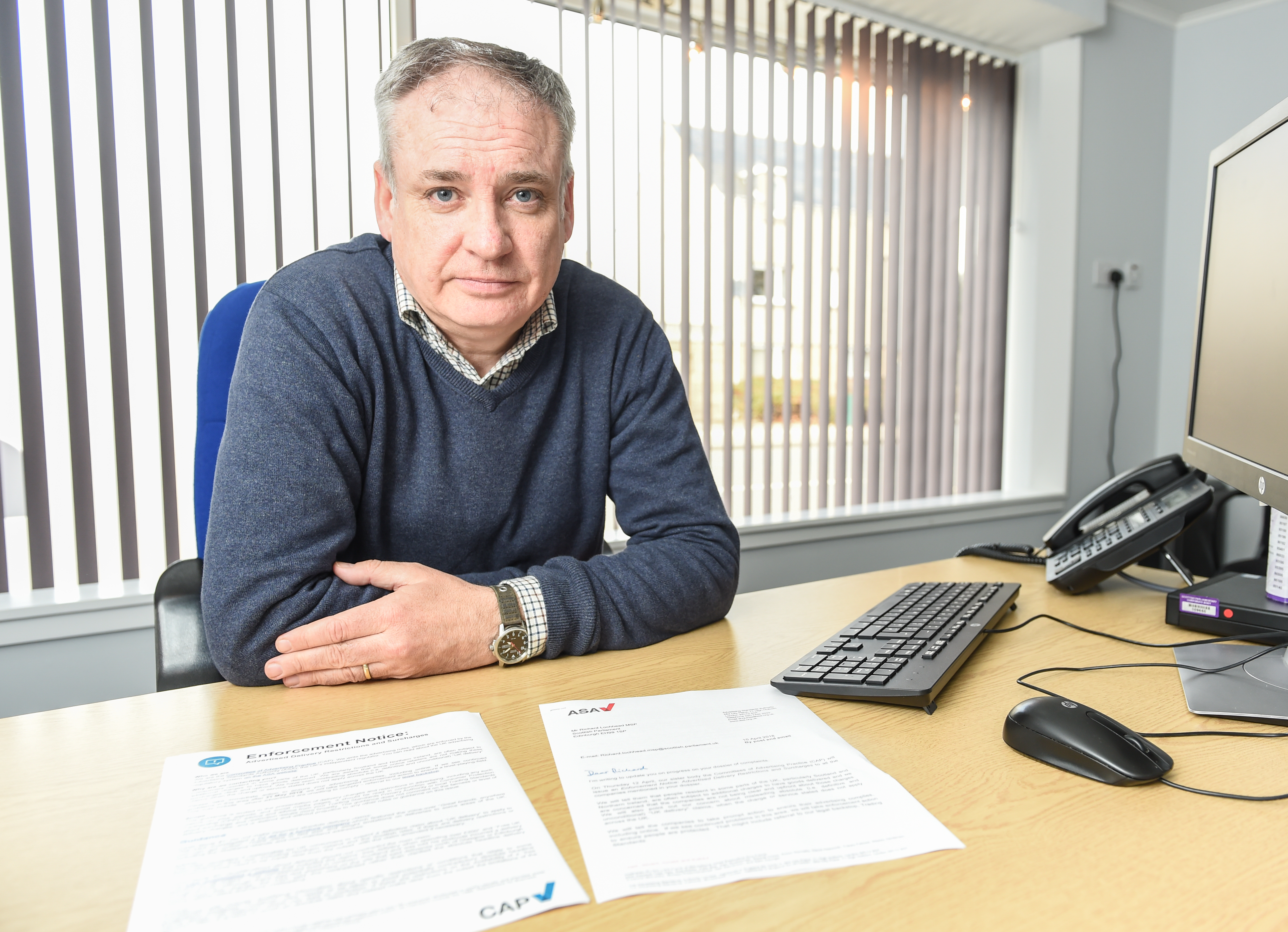 Moray MSP Richard Lochhead has long campaigned for fairer delivery charges.