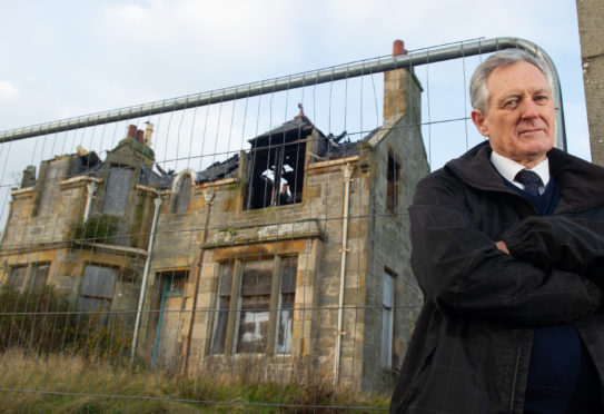 Heldon and Laich councillor John Cowe outside Brae Lossie. Picture by Jason Hedges