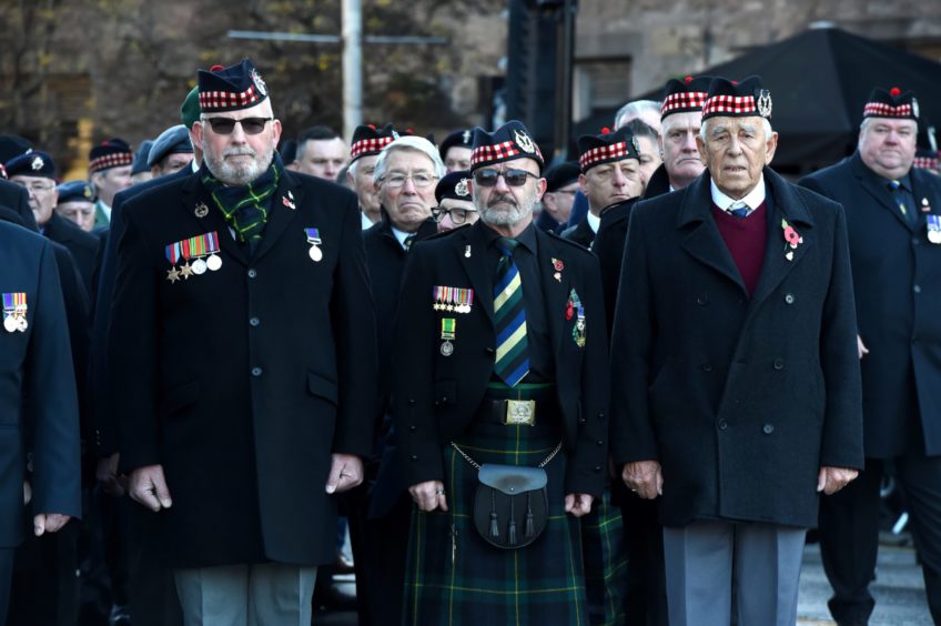 Aberdeen Remembrance Sunday Day
Picture by KENNY ELRICK
