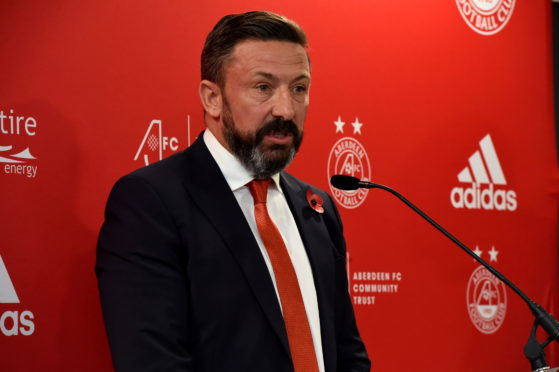 Aberdeen boss Derek McInnes.