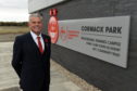 Aberdeen vice-chairman Dave Cormack, at the opening of the training campus that bears his name.