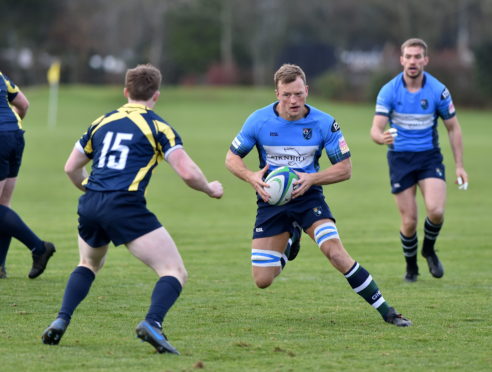 National League 2 match between Gordonians and GHK (Light Blue). Pictured is Hugh Parker
Picture by Scott Baxter
