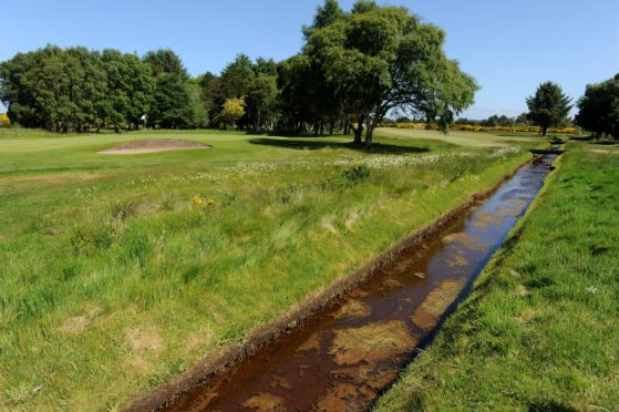 The Nairn Dunbar course at Nairn.