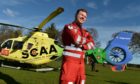 Richard Forte was working as a reservist with SCAA when the charity flew into Hazlehead Park to announce it would base its second aircraft in Aberdeen.