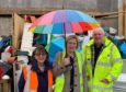Gillian Martin on a recent visit to Wood RecyclAbility