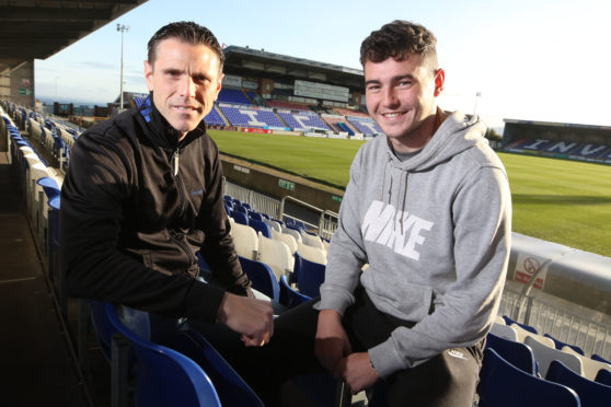 Richard Hastings and his nephew Gabriel, who both have come through at Caley Thistle.